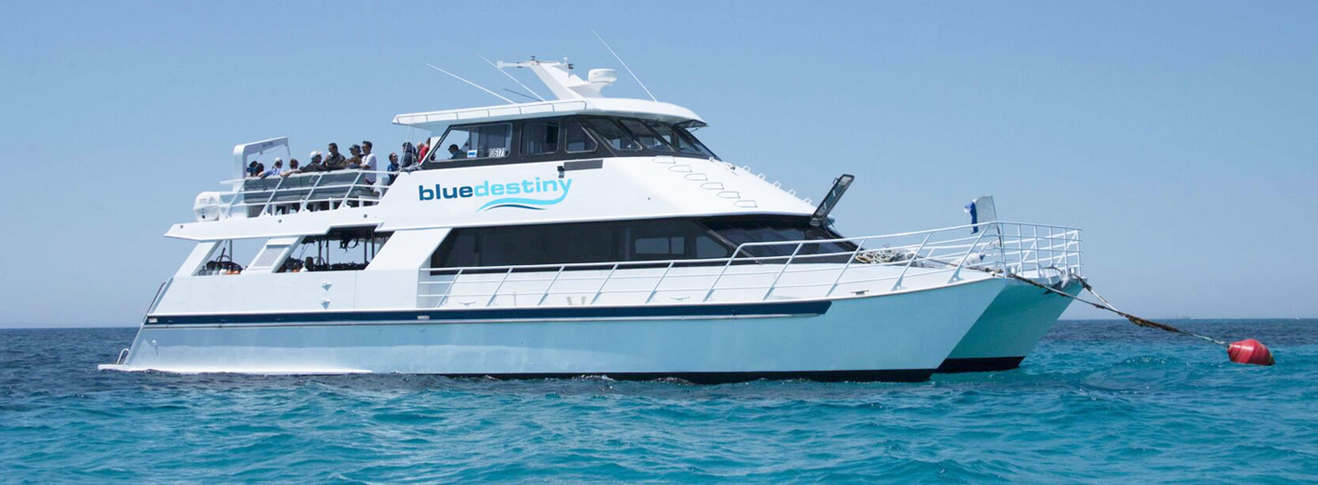 BLUE DESTINY on anchor