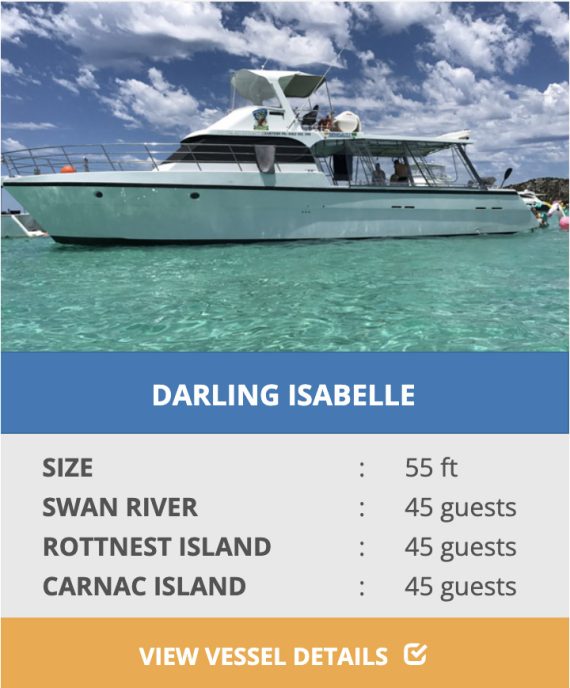 DARLING ISABELLE boat charters Perth