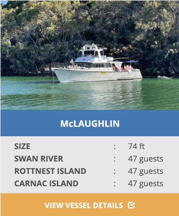 McLAUGHLIN boat hire perth