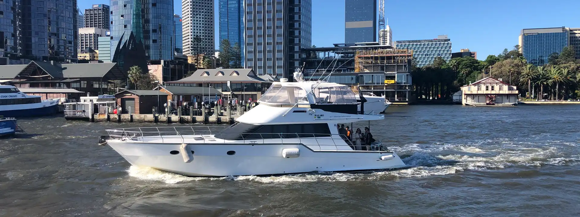 ALEGRIA BOAT CHARTER - BARRACK JETTY SIDE VIEW