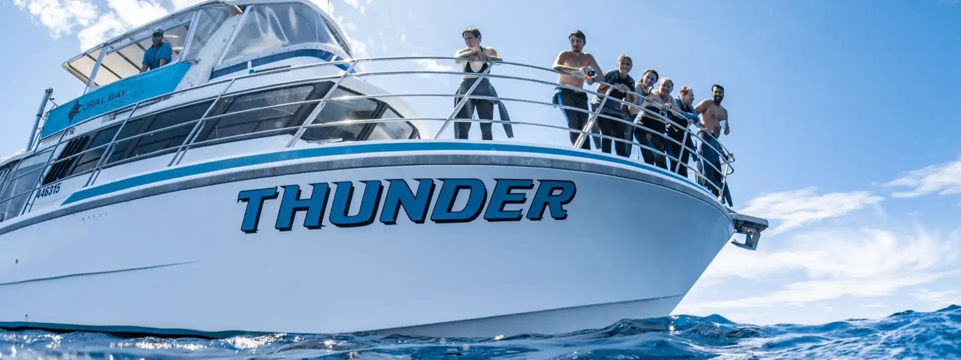 CORAL BAY WHALE SHARK TOURS on THUNDER slider