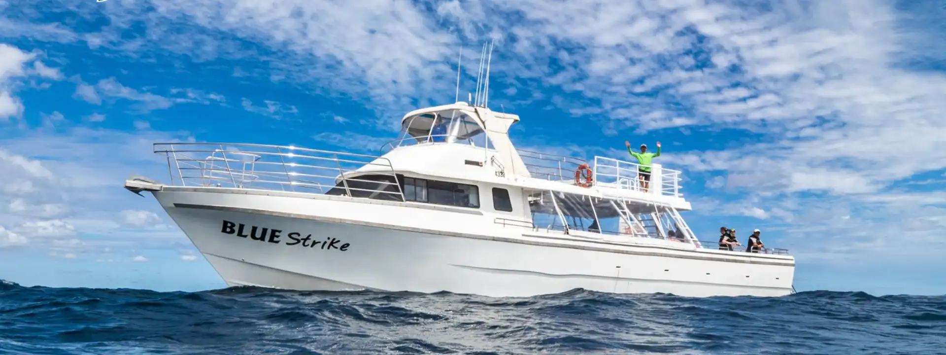 EXMOUTH WHALE SHARK TOURS ON BLUE STRIKE slider